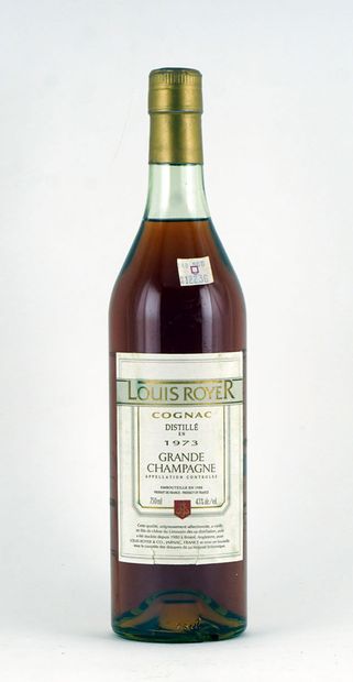 null Cognac Louis Royer Grande Champagne 1973 - 1 bouteille