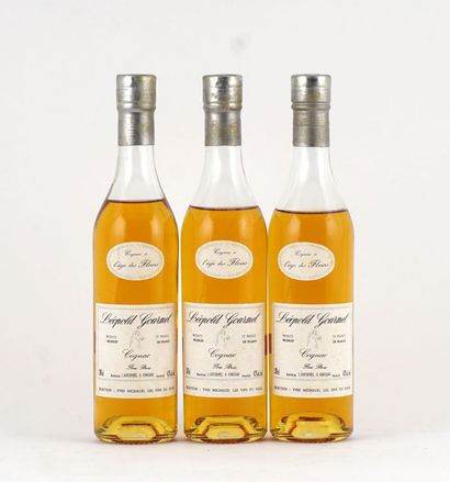 null Cognac Lépold Gourmet à l'âge des Fleurs Fine Bois - 3 bouteilles de 200ml