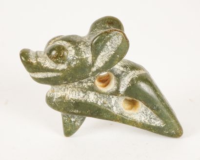 null CARVED STONE

Small carved stone representing a dragon's head

H: 4cm - 1.75''

L:...