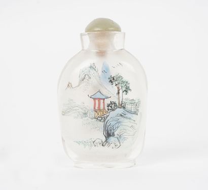 null SNUFF BOTTLES

Chinese snuff bottle painted inside, representing young women...