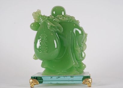null BUDDHA

Chinese glass statuette representing Buddha. 

15x23 cm - 6x9''