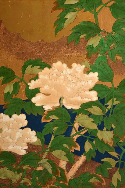 null ECOLE JAPONAISE XIXe

Paravent Byobu à deux feuilles, peint à l’encre et couleurs...