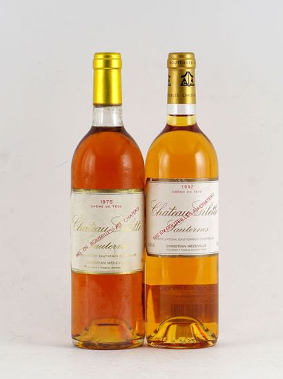 null Château Gilette Crème de Tête 1975 1982 - 2 bouteilles