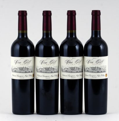 null Vine Cliff Winery Oakville Estate Cabernet Sauvignon 2007 - 4 bouteilles