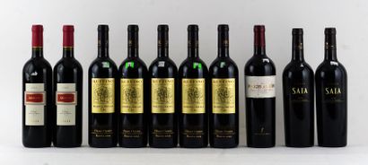 Sélection de Vins d'Itallie - 10 bouteil...