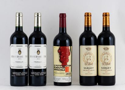 null Sélection de Second Vins de Bordeaux - 5 bouteilles