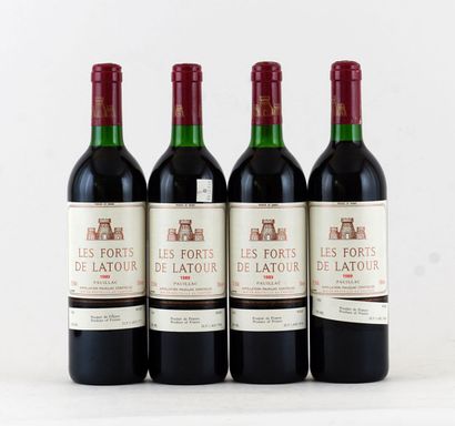 null Les Forts de Latour 1989 - 4 bouteilles