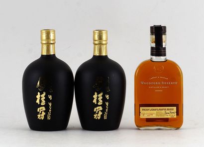 null Gekkeikan Black and Gold Sake Labrot and Graham Woodford Reserve Distiller's...
