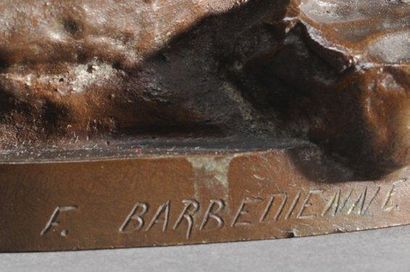 VERLET, Raoul dit VERLEX(1857-1923) « La douleur d'Orphée ». Importante sculpture...