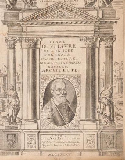 SCAMOZZI Vincenzo (1548-1616) «Les cinq ordres d'architecture de Vincent Scamozzi»...