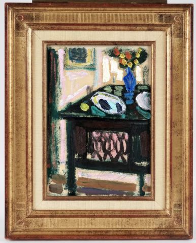 null TIRMAN, H. (actif XXe)

Nature morte

Huile sur panneau

Trace de signature...