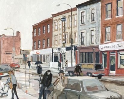 null HARRISON, Ingrid (1935-)

Montreal Street Scene

Oil on canvas

Signed on the...