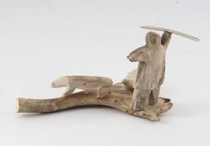 null INUIT SCHOOL (20th c.)

On the Hunt

Bone sculpture

14x24cm - 5.5x9.5"