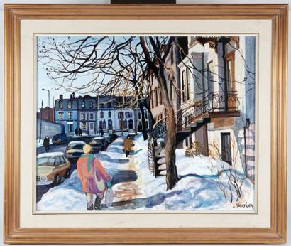 null HARRISON, Ingrid (1935-)

"Early Morning on Baile St."

Huile sur toile

Signée...