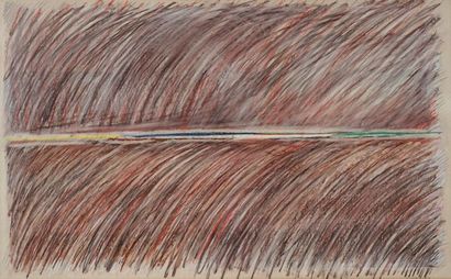 null SORENSON, Donald (1948-1985)

Abstraction rouge à la ligne verte

Pastel

Signé...