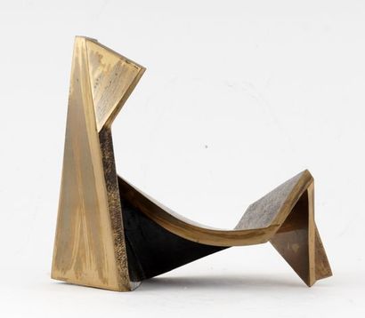 null TRUDEAU, Yves (1930-2017)

Untitled

bronze with gilt patina

Signed, dated...
