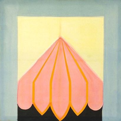 null VENOR, Robert (1931- 2014)

"Pyramid series" 

Acrylique sur toile 

Signée,...