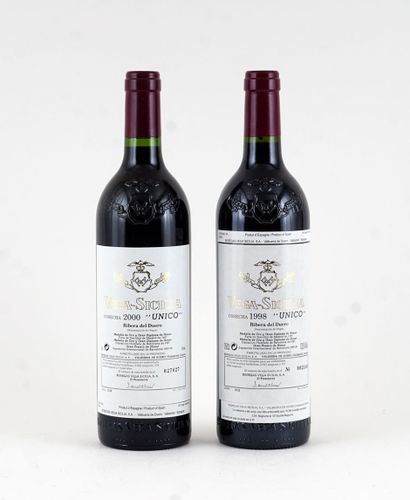 null Vega Sicilio Unico Gran Reserva 1998 2000 - 2 bouteilles