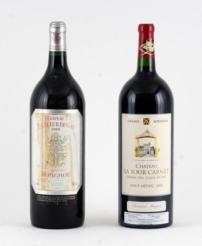 null Château La Fleur de Gay 1989 Château La Tour Carnet 2005 - 2 magnums