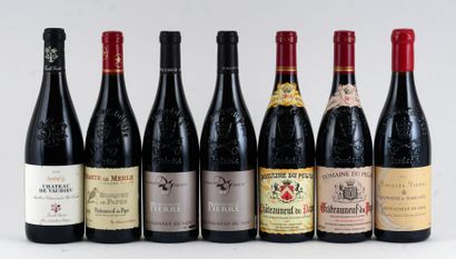 null Sélection de Vins de Châteauneuf-du-Pape - 7 bouteilles