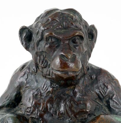 null TOMBA, Cleto (1898-1987)

Monkey

Bronze with dark patina

Signed on the base:...