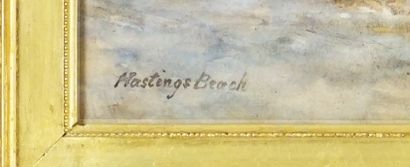 null HALE-SANDERS, Thomas (Actif 1880-1906)

"Hastings Beach"

Aquarelle

Signée...