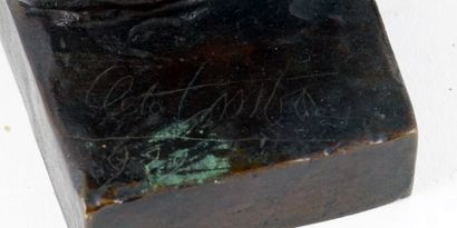 null TOMBA, Cleto (1898-1987)

Monkey

Bronze with dark patina

Signed on the base:...