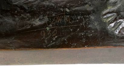 null TOMBA, Cleto (1898-1987)

Hippopotamus

Bronze with dark patina

Signed on the...