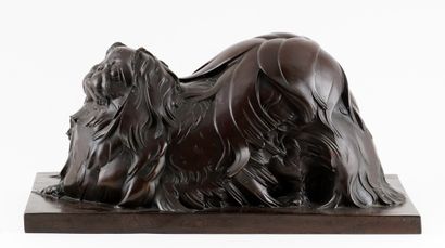 null LATHROP, Gertrude Katherine (1896-1986)

Pekinese dog

Bronze with brown patina

Signed...