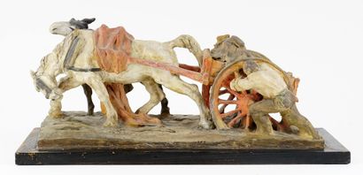 null TOMBA, Cleto (1898-1987)

Untitled - Bogged down

Polychrome terracotta on wood...