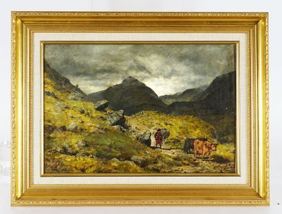 null MCDONALD, John Blake (1829-1901)

Pastoral

Oil on canvas

Signed on the lower...