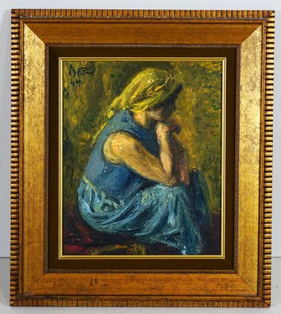 null ISER, Iosif (1881-1958)

Pensive Woman

Oil on board

Signed and dated on the...