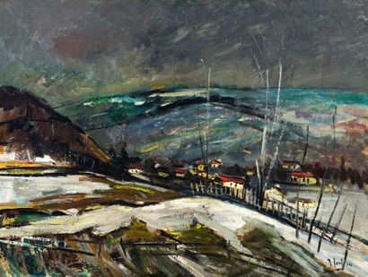 ROSENBLUT, Iosif (1894-1975) 
Coastal Landscape...