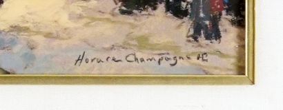 null CHAMPAGNE, Horace (1937-)

"Côte de la Montagne, P.Q."

Pastel

Signed on the...