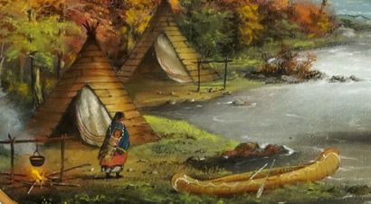 null HOLDSTOCK, Alfred Worsley (1820-1901)

"Indian River, C.W."

Pastel

Titré en...