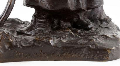 null DE FOY SUZOR-COTÉ, Marc-Aurèle (1869-1937)

"Maria Chapdelaine"

Bronze à patine...