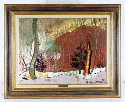 null ROUSSEAU, Albert (1908-1982)

Sans titre - Paysage

Huile sur toile

Signée...