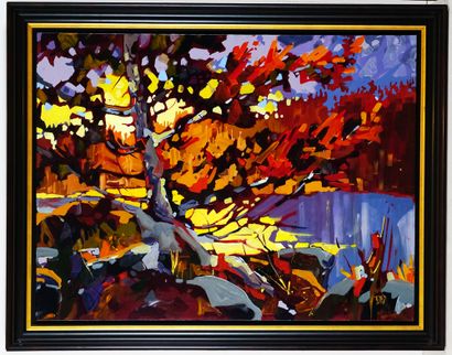 null BOND, Rick (1946-)

"The scarlet fir"

Acrylic on canva

Signed on the lower...