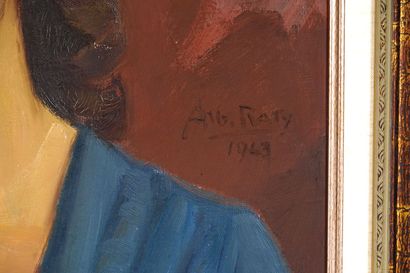 null RATY, Albert (1889-1970)

Portrait d'une dame

Huile sur toile

Signée à droite:...