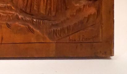 null BOURGAULT, Jean-Julien (1910-1996)

Untitled - Harvest

Sculpted wood low-relief

Signed...