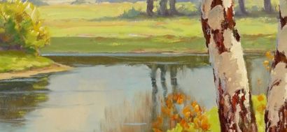 null GRABWINKLER, Paul (1880-1946)

Bouleaux au bord de l'eau

Huile sur toile

Signée...
