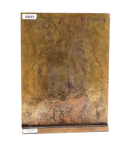 null URIEL (active 20th c.)

Untitled

Bronze low-relief with gilt patina

Numbered...