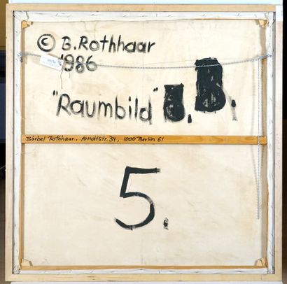 null ROTHHAAR, Bärbel (1957-)

"Raumbild 5"

Oil on canvas

Signed, dated and titled...