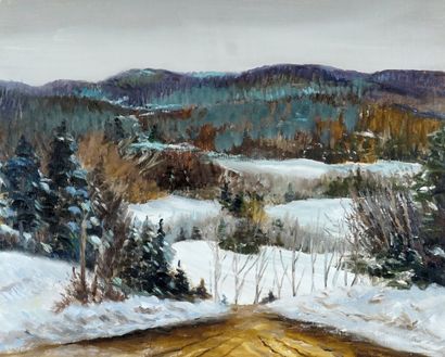 null MUHLSTOCK, Louis (1904-2001)

Sans titre - Paysage hivernal

Huile sur panneau

Signée...