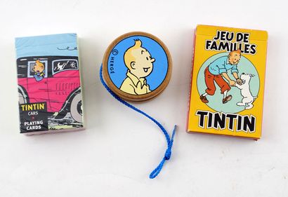 null HERGÉ - MOULINSART 

Jeu de carte neuf « Tintin cars » (2004) + Yoyo en bois...