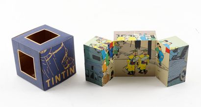 null MOULINSART / HERGÉ 

(2002). Lot de 5 Cubes Block Tintin dans leurs boîtes d'origine....