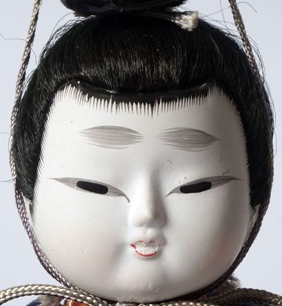 null JAPON / JAPAN

Petite poupée, représentant un archer agenouillé, tenant son...