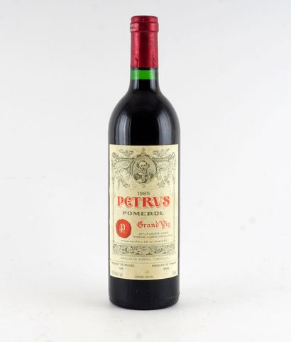 null Pétrus 1985

Pomerol Appellation Contrôlée

Niveau A

1 bouteille