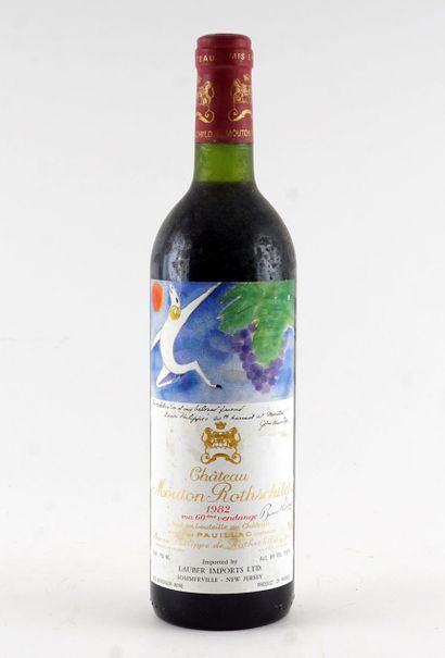 null Château Mouton Rothschild 1982 - 1 bouteille
