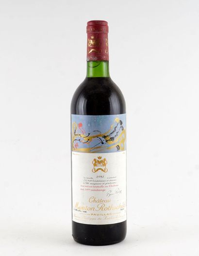 null Château Mouton Rothschild 1981

Pauillac Appellation Contrôlée

Niveau B

1...